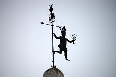 04-2 Unusual Weather Vane Atop The Colonial Salta Cabildo On Plaza 9 de Julio.jpg